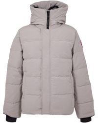 Canada Goose - Logo Hooded Parka Down Jacket - Lyst