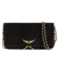 Zadig & Voltaire - Rock Soft Wild Clutch Bag - Lyst