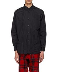 Comme des Garçons - Comme Des Garçons Shirt Long-Sleeved Buttoned Shirt - Lyst