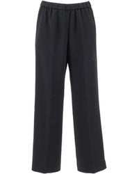 Aspesi - Wide-Leg Pants With Relaxed Fit - Lyst