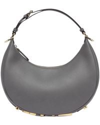 Fendi - Dark Leather Bag - Lyst
