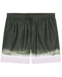 Dries Van Noten - Printed Drawstring Swim Shorts - Lyst