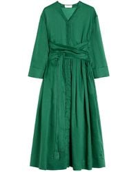 Max Mara - Ramie Midi Shirt Dress - Lyst