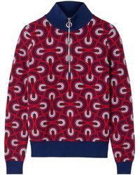 Fusalp - Jacquard-Knit Half-Zip Sweater - Lyst