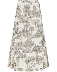 Dior - Iviera Mid-Length Flared Skirt - Lyst