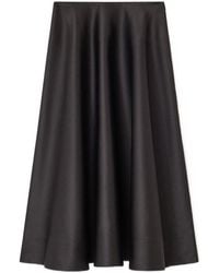 Ganni - Long Circle Skirt - Lyst