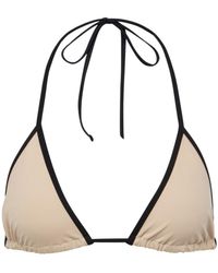 TOTEME - Halterneck Bikini Top - Lyst