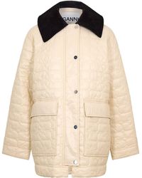 Ganni - Lightweight Quilted Jacket - Lyst