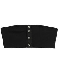 TOTEME - Ribbed Strapless Bikini Top - Lyst