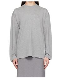 Jil Sander - Long Sleeve Crew Neck Boxy Fit T-Shirt - Lyst