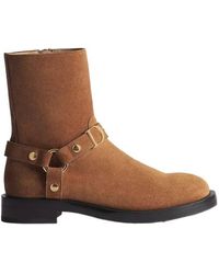 Dior - Christian Buckle Strap Ankle Boots - Lyst