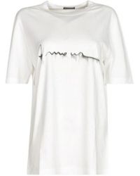 Ann Demeulemeester - Crew Neck Short-Sleeved T-Shirt - Lyst