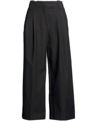 Ganni - Solid Color Loose Trousers - Lyst
