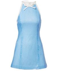 ShuShu/Tong - Sequined Halterneck Minidress - Lyst