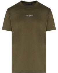 Dolce & Gabbana - Short-Sleesleeved T-Shirt - Lyst