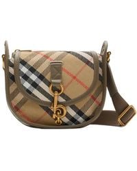 Burberry - Mini B Clip Messenger Bag - Lyst