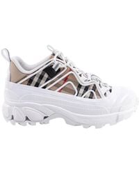 Burberry - Vintage Check Low-Top Sneakers - Lyst