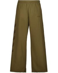 Off-White c/o Virgil Abloh - Wide-Leg Diagonal Track Pants - Lyst