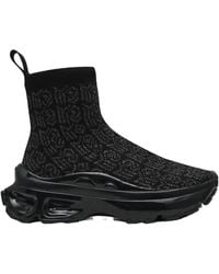 Steve Madden - Flyby Abstract Patterned Sock Trainers - Lyst
