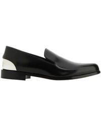 McQueen - Round-Toe Slip-On Loafers - Lyst