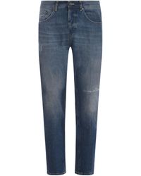 Dondup - Dian Straight-Leg Distressed Jeans - Lyst