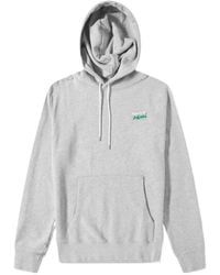 Maison Kitsuné - Embroidered-Logo Cotton Hoodie - Lyst