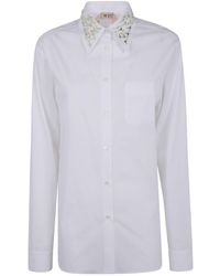 N°21 - Buttoned Long-Sleeve Shirt - Lyst