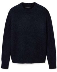 AllSaints - Coby Oversized Wool Blend Sweater - Lyst