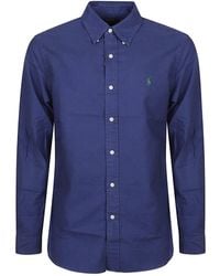 Polo Ralph Lauren - Pony Embroidered Long-Sleeved Shirt - Lyst