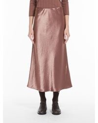 Max Mara - Alessio Satin Maxi Skirt - Lyst