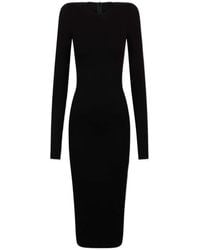 DSquared² - Long-Sleeve Midi Dress - Lyst