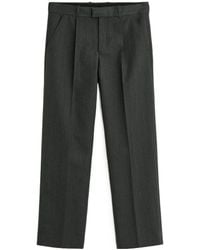 Our Legacy - Slack Pleated Straight-Leg Pants - Lyst