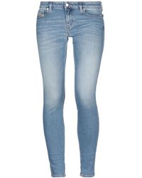 DIESEL - Light Wash Skinny Jeans - Lyst