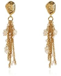 Chloé - Chloé The Chloé Shells Long Clip-On Earrings - Lyst