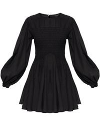 AllSaints - Chia Smocked Mini Dress - Lyst