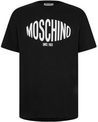 Moschino - Simple Crew Neck Shortsleeve Top - Lyst