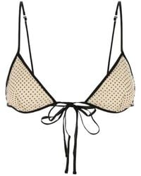 Prada - Printed Chiffon Bra - Lyst