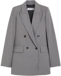 Max Mara - Double-Breasted Long-Sleeved Jacket - Lyst