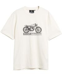 Barbour - Triton Graphic Crewneck Tshirt - Lyst