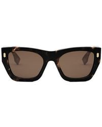 Fendi - Eyewear Square Frame Sunglasses - Lyst