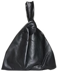 Nanushka - Knot Detailed Top Handle Bag - Lyst