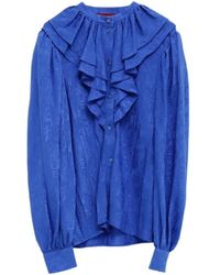 Gucci - Long-Sleeved Ruffled Shirt - Lyst