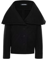 Jacquemus - Le Caban Caruso Draped Collar Jacket - Lyst