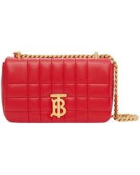 Burberry - Quilted Mini Lola Shoulder Bag - Lyst
