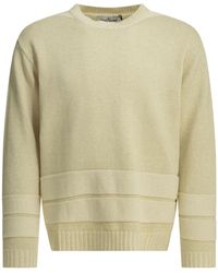 Stone Island - Marina Logo Crew Neck Knitted Sweater - Lyst