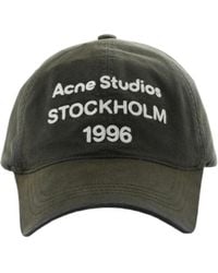 Acne Studios - Washed Logo Baseball Cap - Lyst