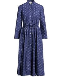 Tory Burch - Color-Block 3/4 Sleeve Dress - Lyst