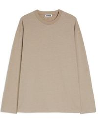 Jil Sander - Long-Sleeve Crew-Neck T-Shirt - Lyst