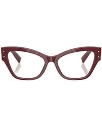 Dolce & Gabbana - Eyewear Cat-Eye Glasses - Lyst