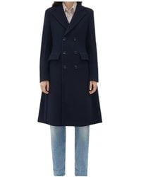 Bottega Veneta - Double-Breasted Cape Coat - Lyst